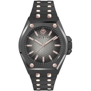 Philipp Plein Plein Extreme Gent PWPMA0424 Horloge - Staal - Grijs - Ø 43 mm