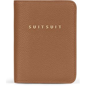 SUITSUIT Fab Seventies - Paspoort hoesje - Paspoorthouder en kaarthouder vrouwen - Camel
