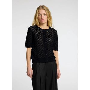 Selected Femme Sofia 2/4 Knit Cardigan Black