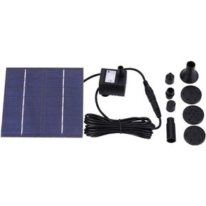 Zonne-energie Waterpomp met Borstelloze DC-pomp voor Tuinvijver, Zwembad, Aquarium en Vogelbad - Op Zonne-energie