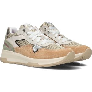 Braqeez Felix Flow Lage sneakers - Meisjes - Beige - Maat 33