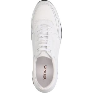 Van Lier - Heren - Witte leren sneakers - Maat 40