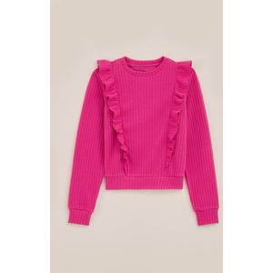 WE Fashion Meisjes sweater met structuur