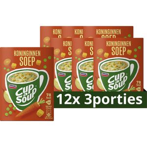 Unox Koninginnen Soep Cup-a-Soup - 12 x 3 x 175 ml - Voordeelverpakking