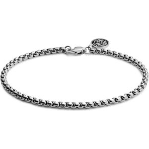 Lucleon - Heren - Roestvrij Staal Schakelarmband - Staal