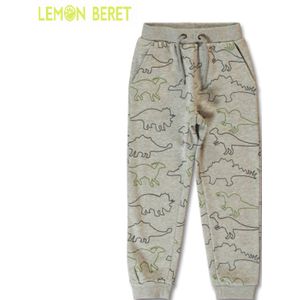 DINO BROEK - Zacht - Elastische Tailleband - Met Zakken - Lemon Beret - Maat 140 / 10 jaar