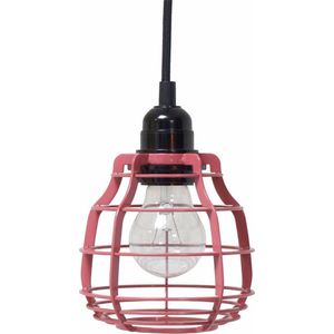 HKliving Lab Lamp - Industriële Hanglamp - Met Dimmer - Marsala Rood
