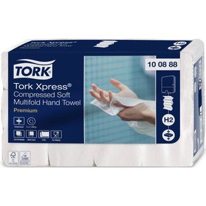 Handdoek tork h2 xpress compressed premium 212x320