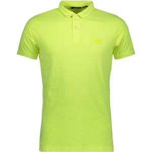 Superdry Poloshirt Essential Logo Neon Jersy Polo M1110419a Dry Fluro Yellow Mannen Maat - L