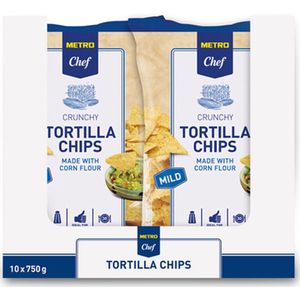 METRO Chef Tortilla chips mild 10 x 750 gram