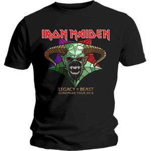 Iron Maiden - Legacy Of The Beast Tour Heren T-shirt - L - Zwart