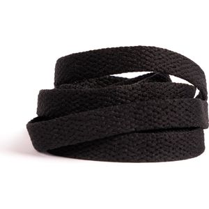 GBG Sneaker Veters 120CM - Zwart - Black - Schoenveters - Laces - Platte Veter