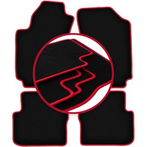 CARLUX-RED automatten voor: Fiat Stilo hatchback, stationwagen (2000-2008)