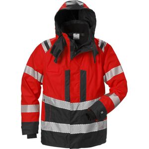 Fristads Hi Vis Airtech® Shelljack Klasse 3 4515 Gtt - Hi-Vis rood/zwart - M