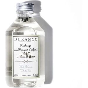 Durance - navulling geurstokjes - White tea - Witte thee - 250ml