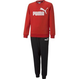 PUMA Logo Fl Trainingspak Unisex - High Risk Red - 5-6 jaren