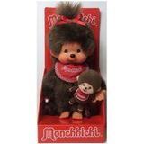 Monchhichi Monchhichi Meisje met Mini Monchhichi - 20 cm