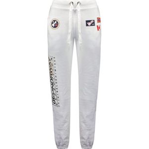 Geographical Norway Joggingbroek Madock Heren Wit Met - L