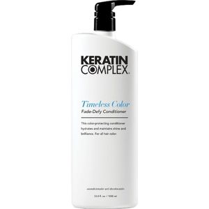 Keratin Complex Timeless Color Fade-Defy Conditioner - 1000 ml- Normale shampoo - Voor Gekleurd haar -