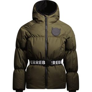 SuperRebel - Winterjas PUFF - Army Green - Maat 116