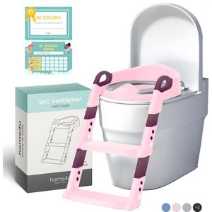 Home4u® - WC Verkleiner met Trapje - Potje Peuter - WC Verkleiner opvouwbaar - Met Beloningssysteem