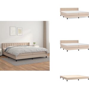 vidaXL Boxspring - Boxsprings - Bed - Slaapmeubel -