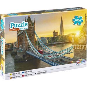 Puzzel Voor Volwassenen 1000 Stukjes - Londen - Afmeting 50 X 70 CM - Grafix