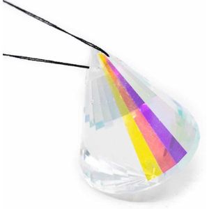 Regenboogkristal Kegel Parelmoer (40 mm)