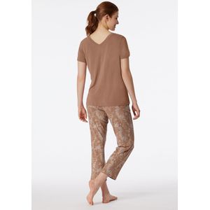 SCHIESSER selected! premium inspiration pyjamaset - dames pyjama 7/8 lang klei