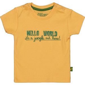 4PRESIDENT Newborn T-shirt - Buff Orange - Maat 50 - Baby T-shirts - Newborn kleding