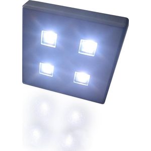 TRONIX LED-modules - 38 x 38 x 6 mm - 230V - Lichtkleur WIT - Complete set - 6 stuks