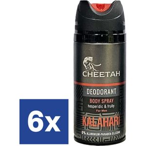 Cheetah Deo Spray Kalahari - 6 x 150 ml