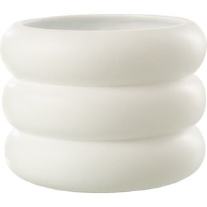 J-Line bloempot Ring - cement - wit - large - Ø 23 cm