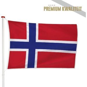Noorse Vlag Noorwegen 200x300cm - Kwaliteitsvlag - Geschikt voor buiten