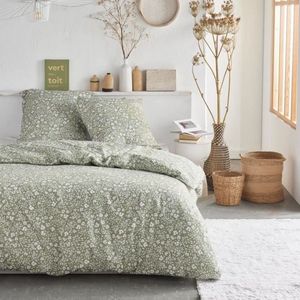 Beddengoedset - TODAY Crazy - Bloemenprint - 2 personen - 220 x 240 cm - Groen