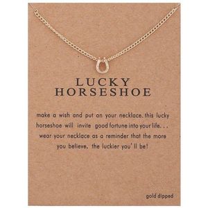 Kasey Lucky Horseshoe - Hoefijzer aan ketting  Hoefijzer - Goudkleurig