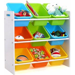 Bolt Edge Kinderkast - Opbergkast - Boekenrek - Kinderkamer - Speelkamer - Hout