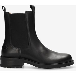 Shabbies Amsterdam Chelsea Boot Dean Shelley Zwart - Maat 38 - Dames Laarzen