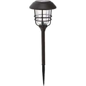 Solar tuinlamp/prikspot op zonne-energie 59 cm - Prikspots tuinverlichting