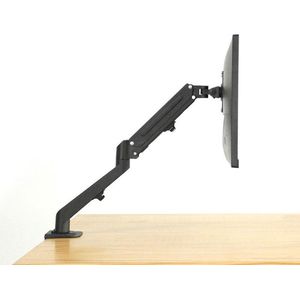 NÖRDIC AG6-21 Gasgedreven monitorbeugel - Arm voor bureaus en tafels - Geschikt voor schermen van 43.18 tot 182.88 cm - Zwart