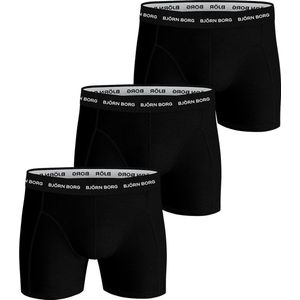 Bjorn Borg Onderbroek Cotton Stretch Boxer 3p 9999 1024 90011 Black Mannen Maat - XXL