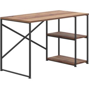 NEMSA Heuglin - Bureautafel - Werktafel - Laptoptafel - Industrieel - Kantoor, studeerkamer - Metaal / Hout 120x60x75