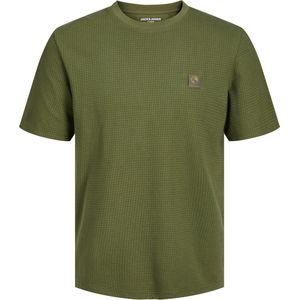 Jack & Jones T-shirt Jcostructured Tee Ss Crew Neck Smu 12245633 Olive Branch Mannen Maat - L