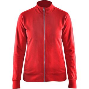 Blåkläder 3372-1158 Dames sweatshirt met rits Rood maat XXL