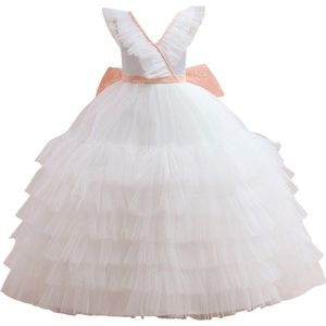 Prinsessenjurk meisje - Het Betere Merk - feestjurk meisje - bruidsmeisjes jurken - maat 146/152 (150) - communie jurk - bruidsmeisjes jurken voor kinderen - cadeau meisje