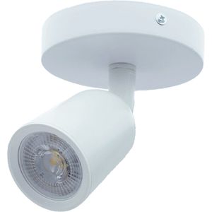 Plafondarmatuur - Moderne Plafondspot - Opbouwspot - Binnenverlichting - Wit | GU10 | Enkel Armatuur