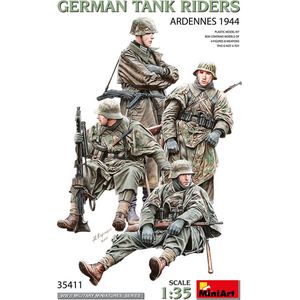 1:35 MiniArt 35411 German Tank Riders - Ardennes 1944 Plastic Modelbouwpakket