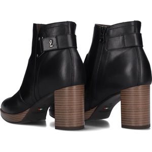 Nero Giardini 11220 Enkellaarsjes - Enkelboots met rits - Dames - Zwart - Maat 41