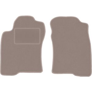 Beige voormatten voor: Toyota Land Cruiser J120 5-deurs (2002-2009)