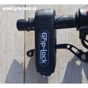 Grip-Lock motor/scooter/brommer stuurslot zwart
